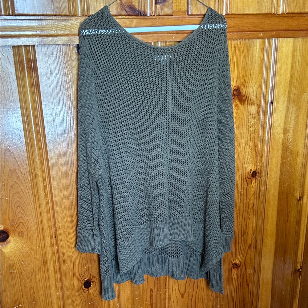 Gianni Bini dark green Women's Poncho Sweater